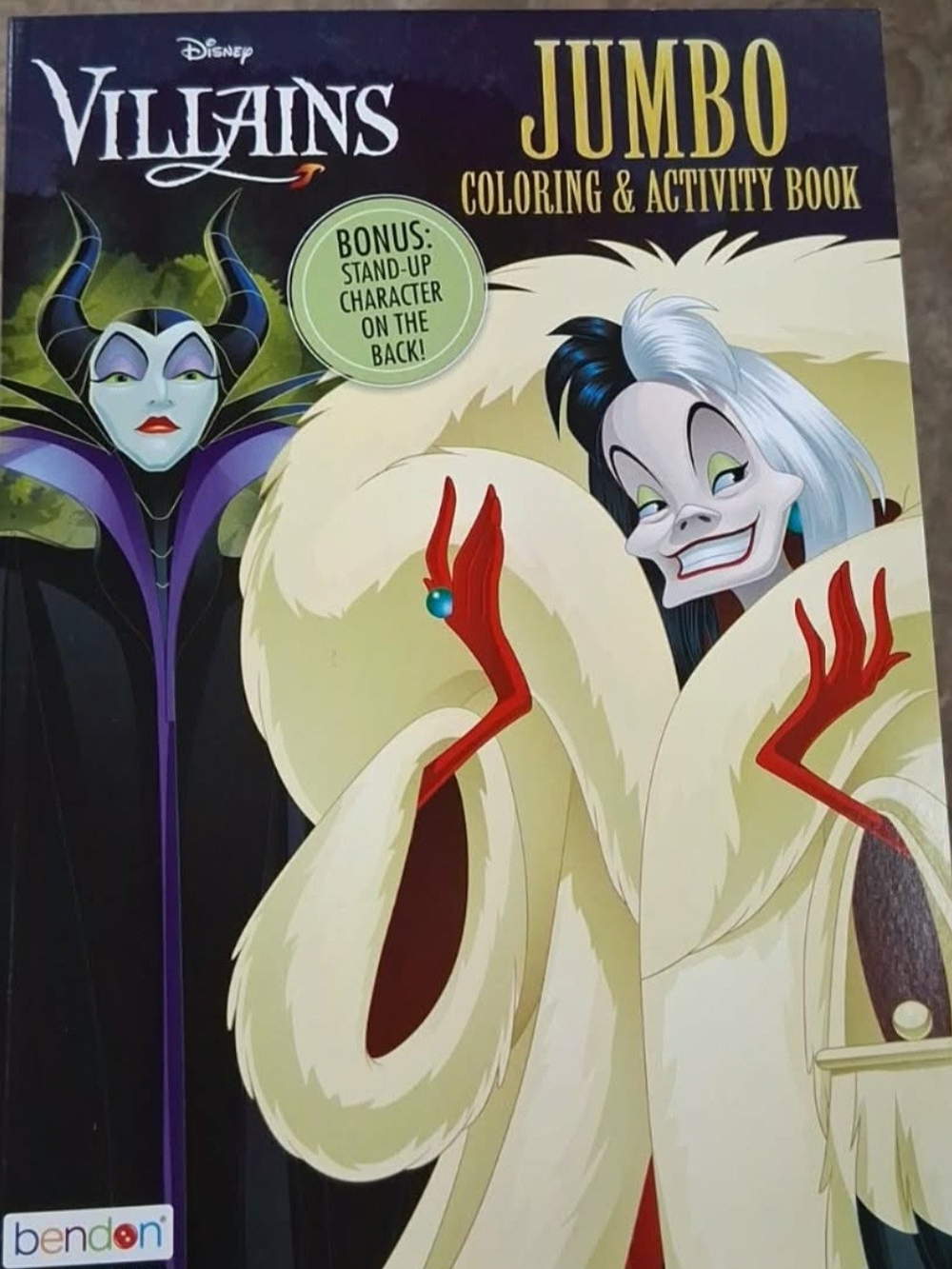 New Disney Villains Coloring And Activity Book